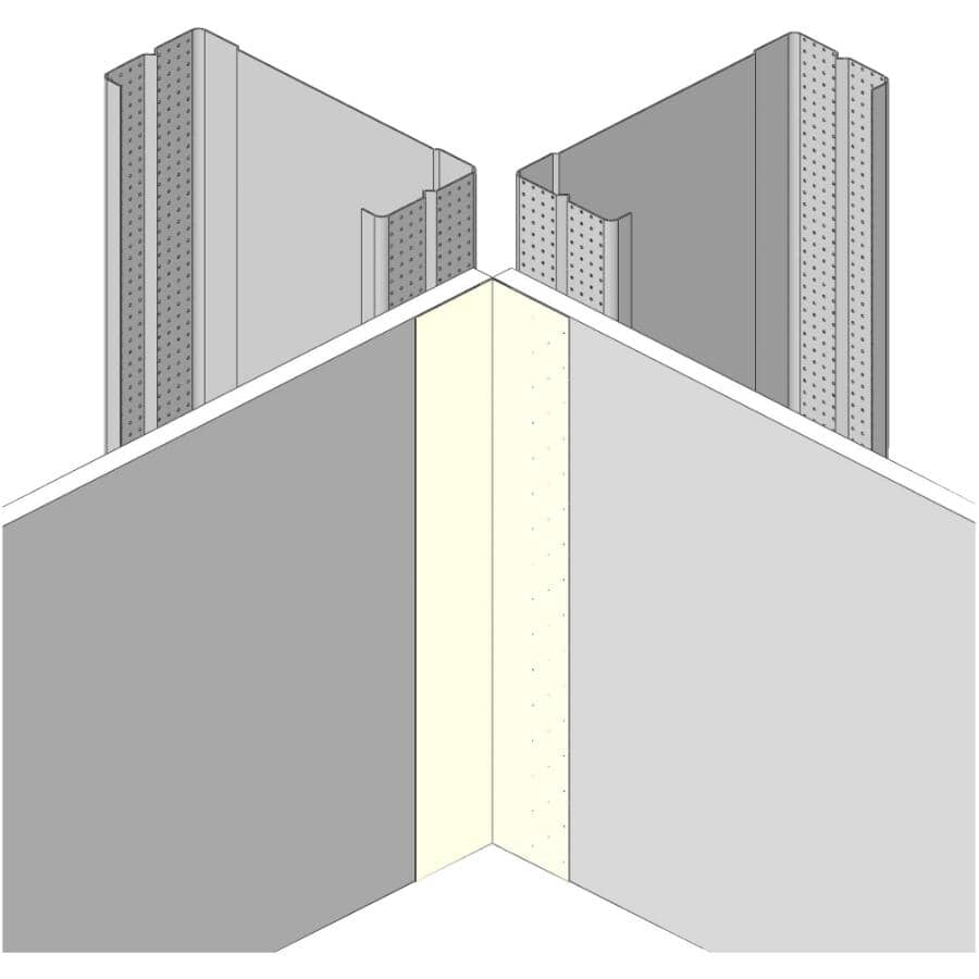 8' 90 Degree Paper Inside Corner Bead