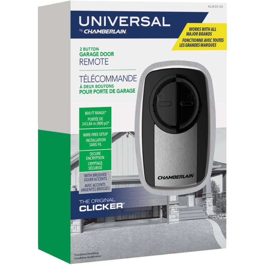 Two Button Universal Garage Door Remote