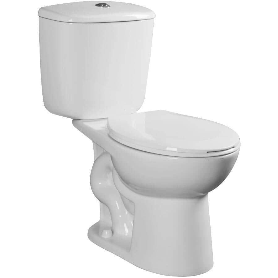 3 L/6 L Marriot Dual Flush Round Toilet - White