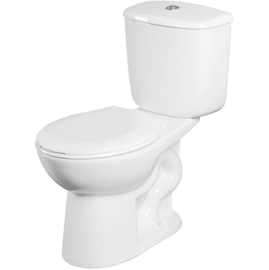 3 L/6 L Marriot Dual Flush Round Toilet - White