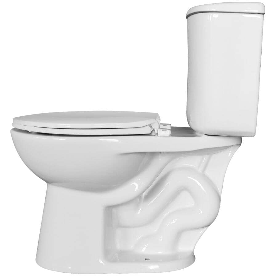 3 L/6 L Marriot Dual Flush Round Toilet - White