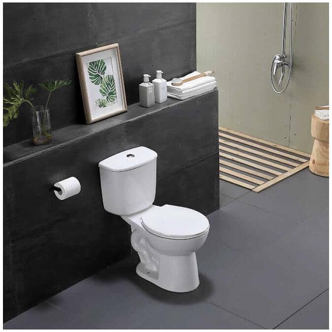 3 L/6 L Marriot Dual Flush Round Toilet - White