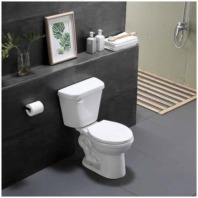 6 L Cabot Round Toilet - White