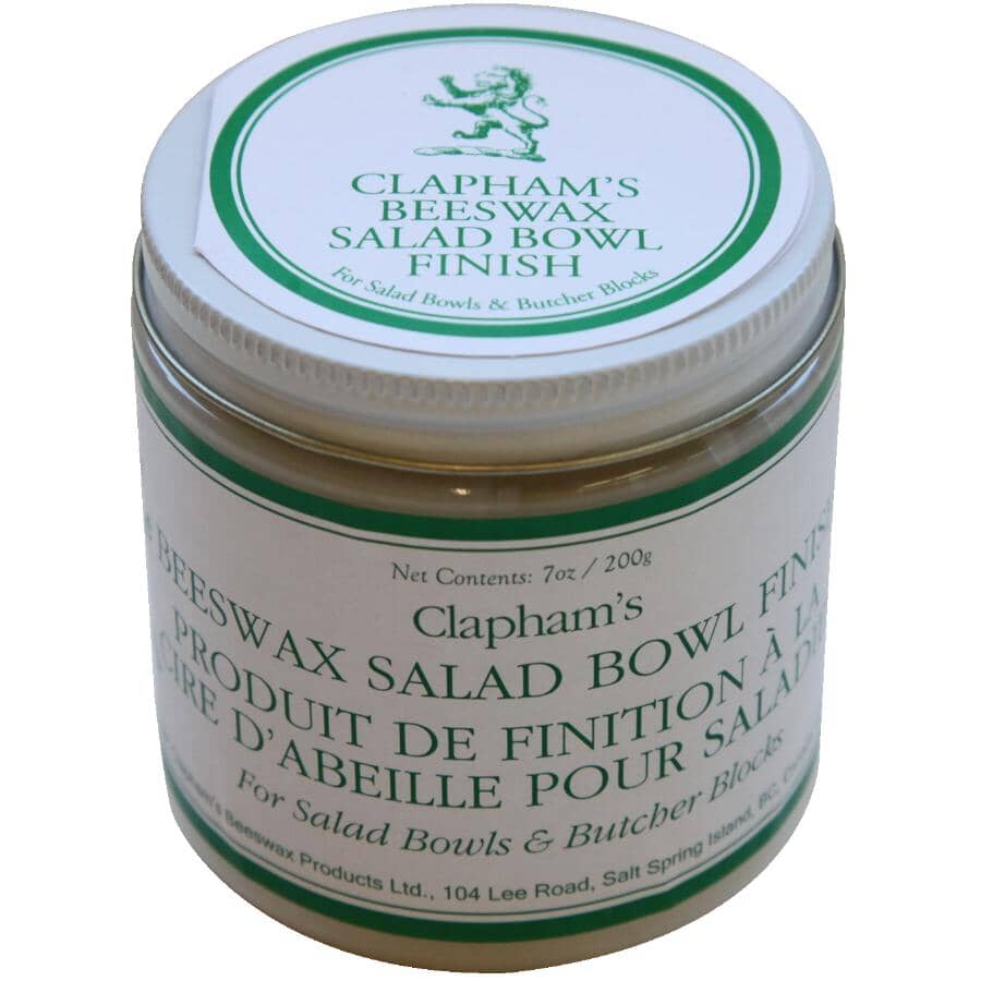 7oz Beeswax Salad Bowl Finish