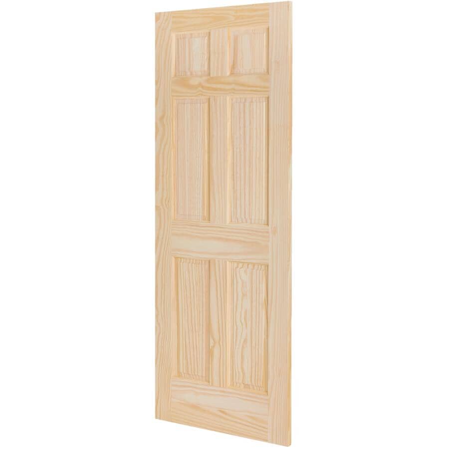 Clear Pine 6 Panel Slab Door - 34" x 80"