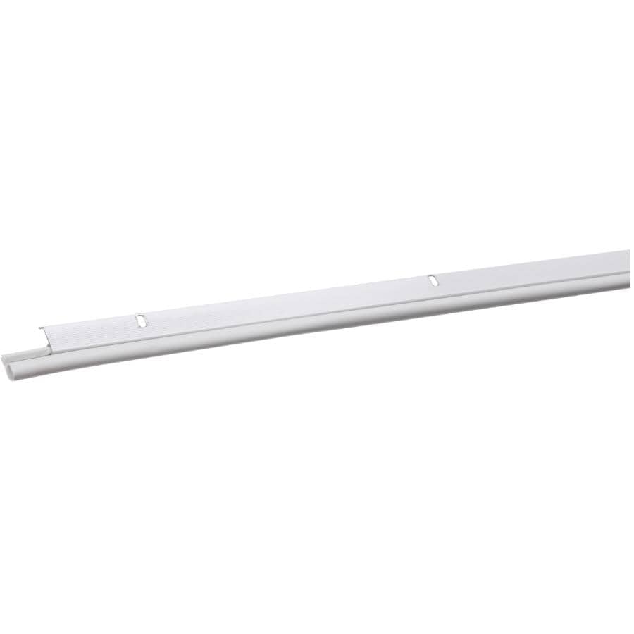 3 Piece 1-36", 2-84" White Aluminum Door Set Weatherstripping