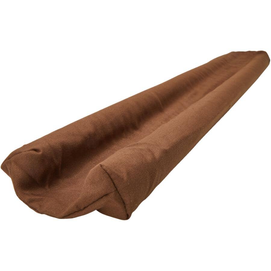 36" Brown Bottom Slide Door Sweep