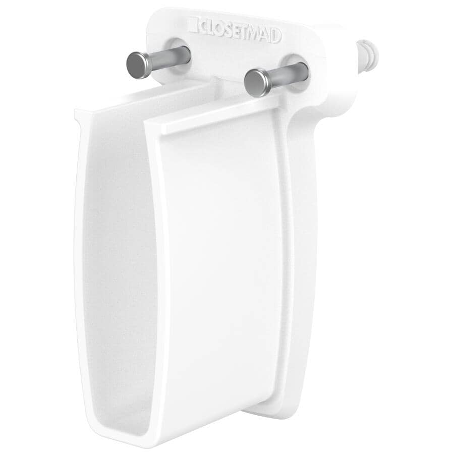 4 Pack White Shelf Supports with Anchors