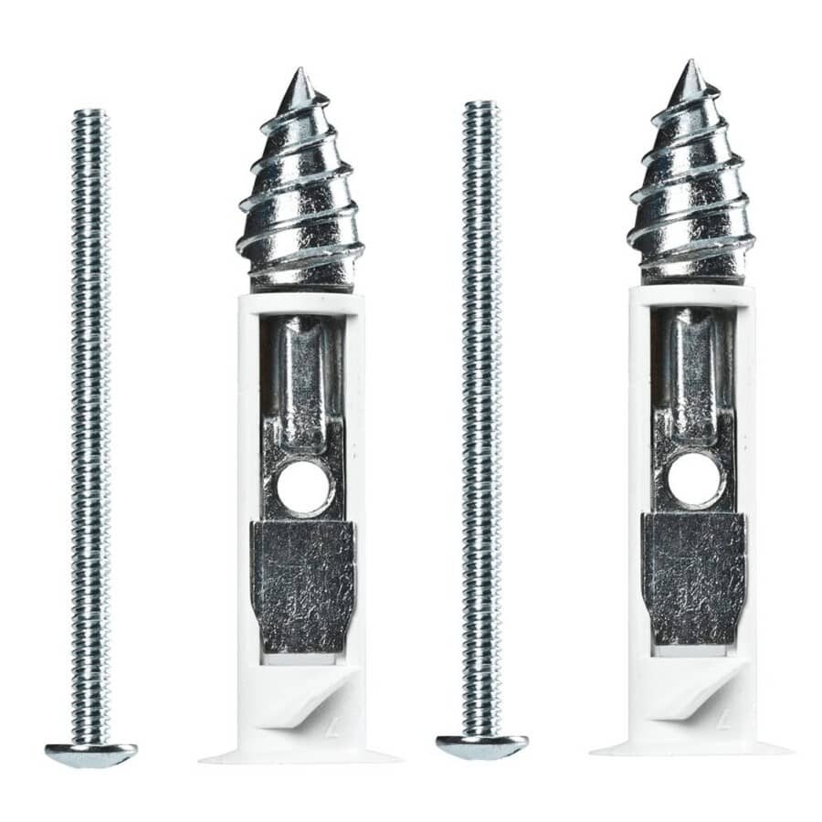2 Pack 3/16" x 2" Driller Toggles, with Bolt