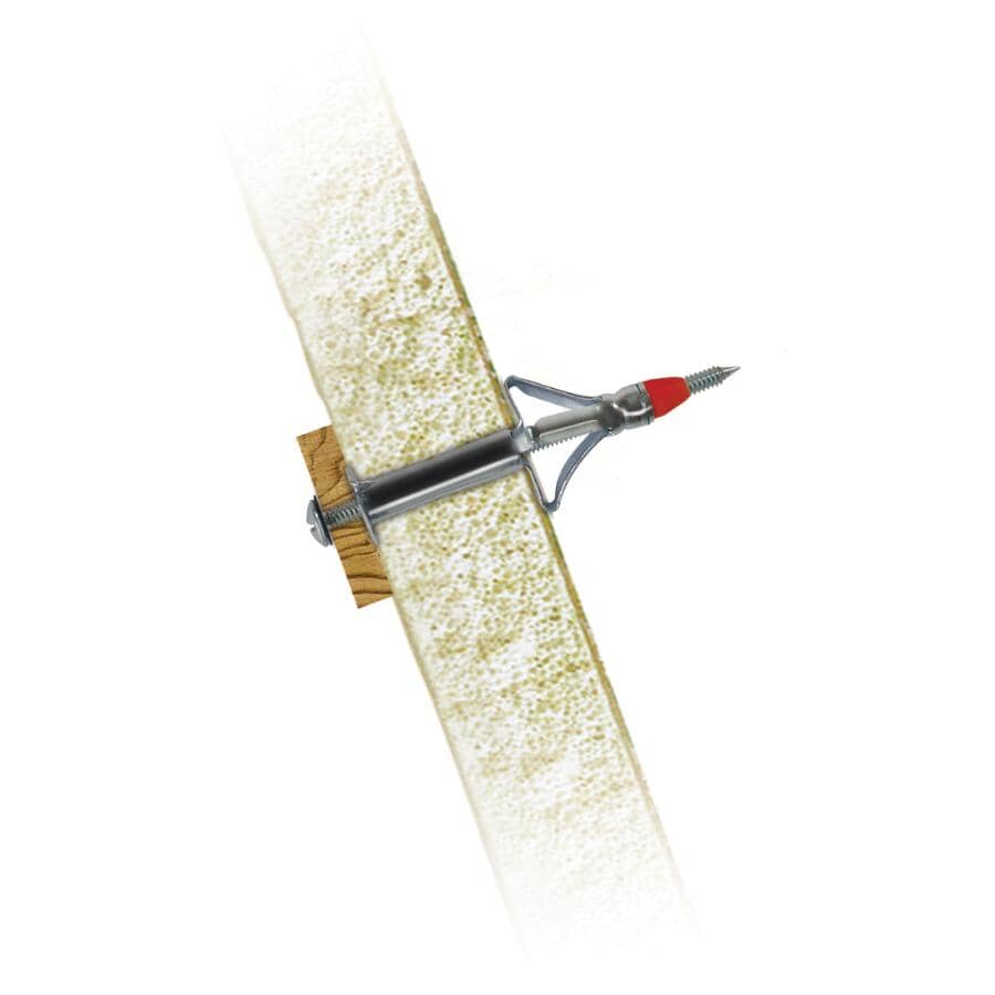 5 Pack 1/8" Zinc Plated Long Hollow Wall Anchors