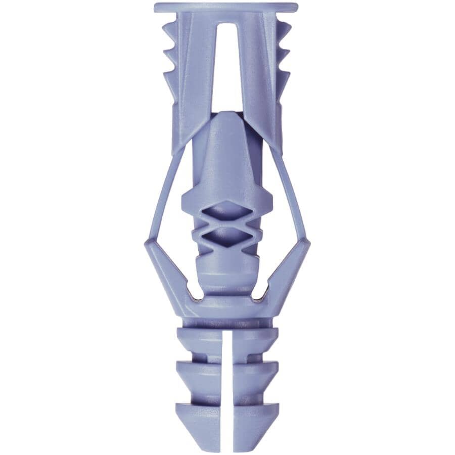 55 Pack #8-10 Plastic Anchors, with Screws and Bit