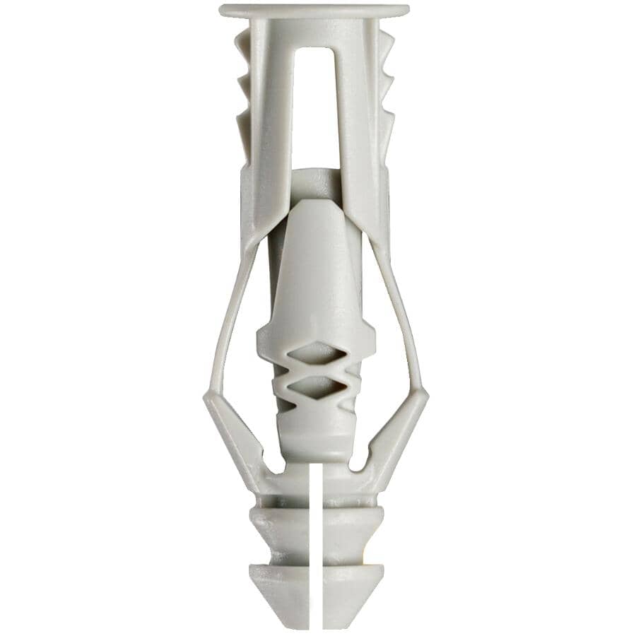 55 Pack #8-10 Plastic Anchors, with Screws and Bit