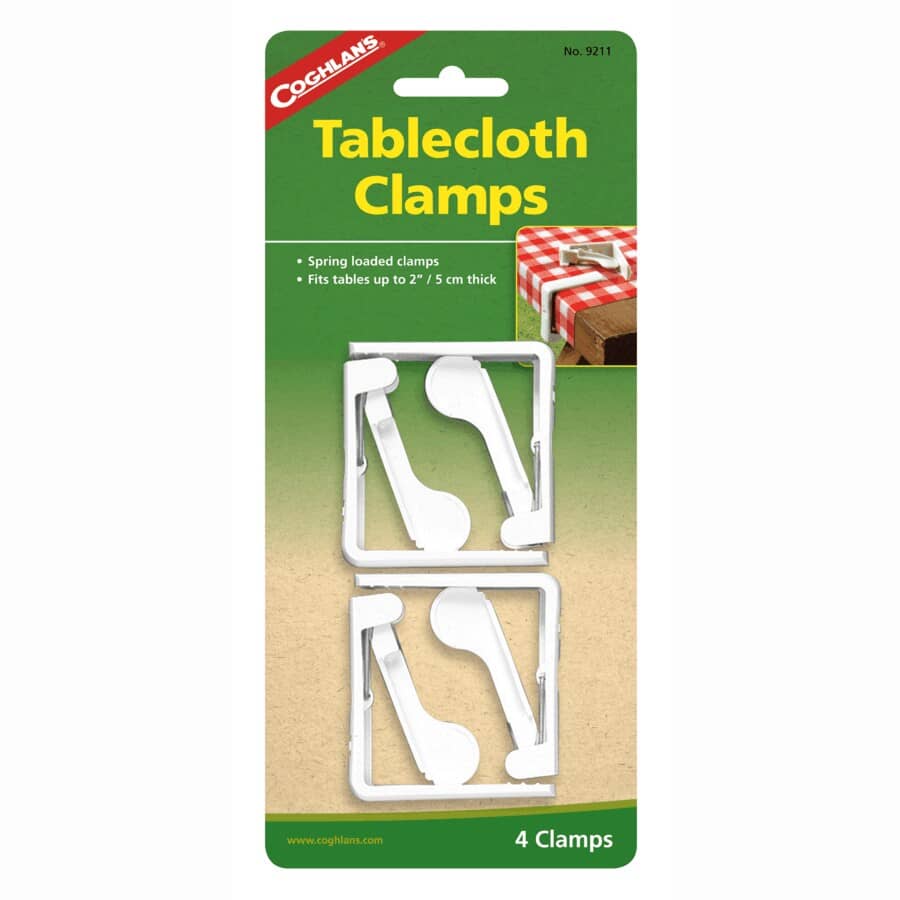 4 Pack Plastic Tablecloth Clamps