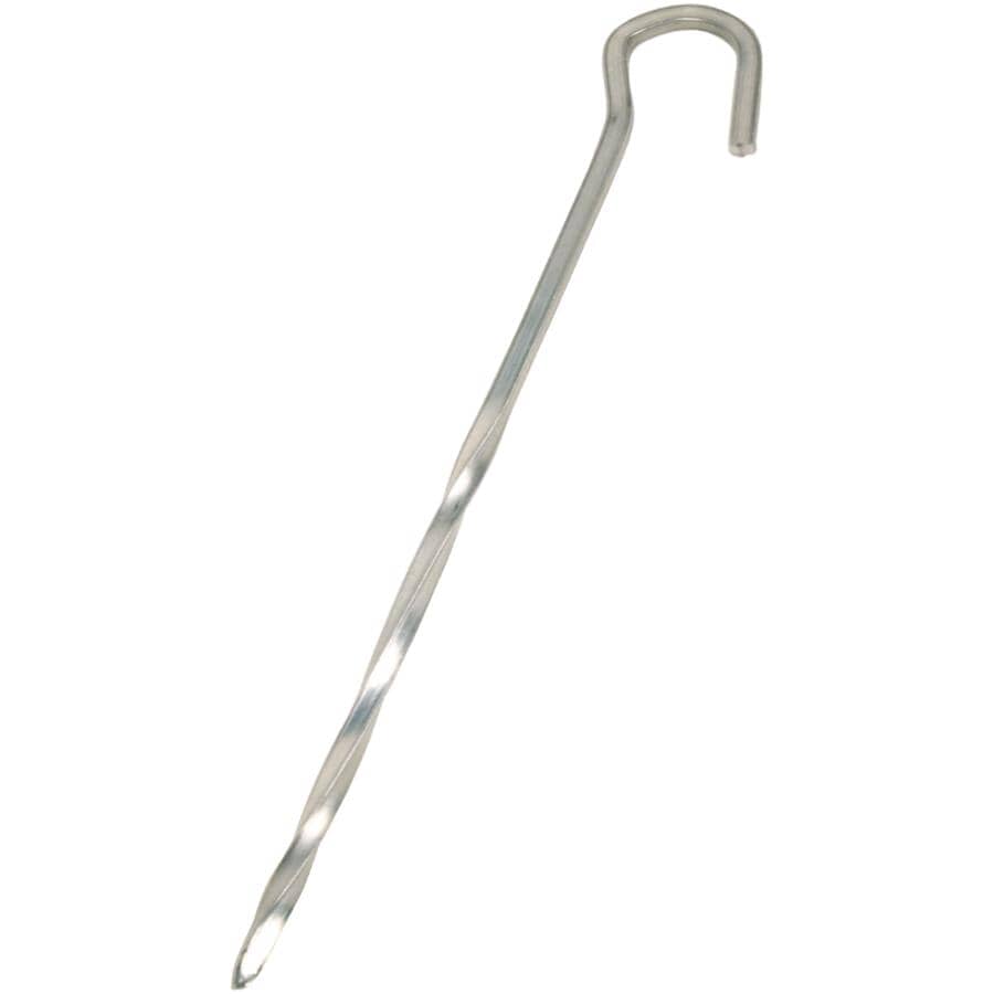 6 Pack 7" Twisted Steel Skewer Tent Pegs