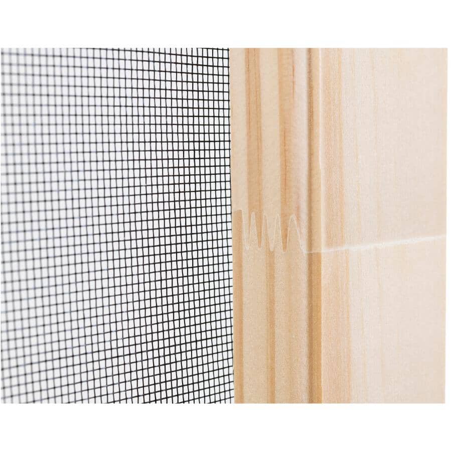 30" x 80" T-Bar Pine Screen Door