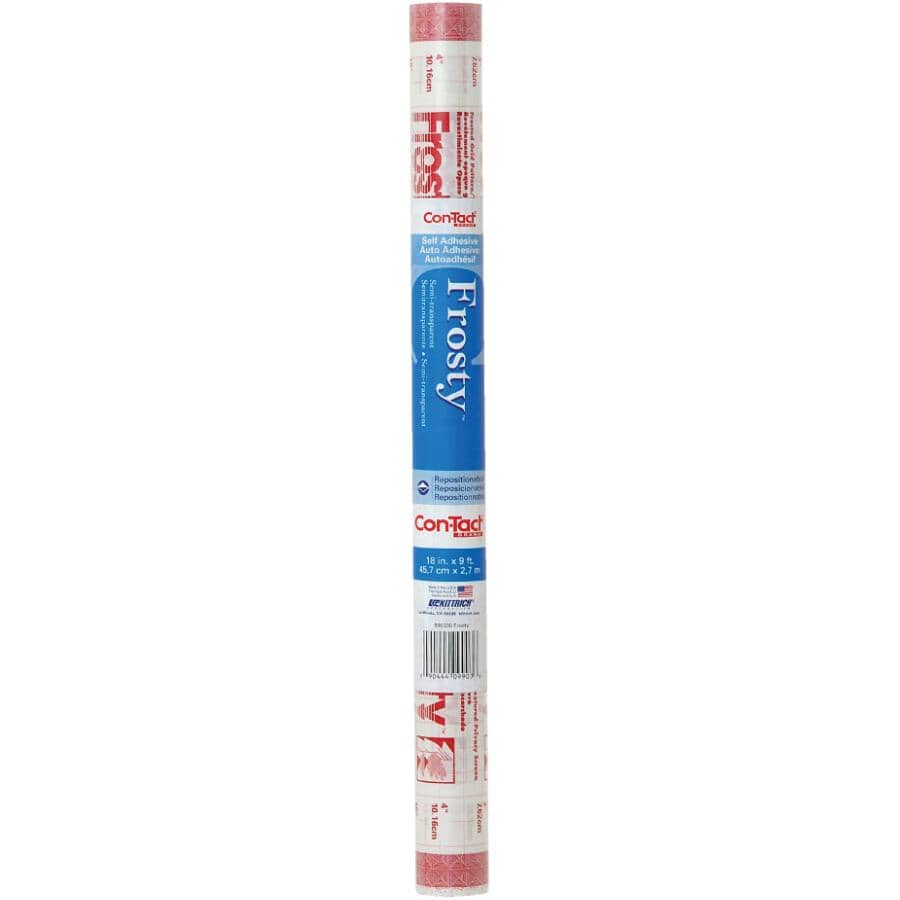 Frosty Diamond Self-Adhesive Creative Covering - Clear, 18" x 9'