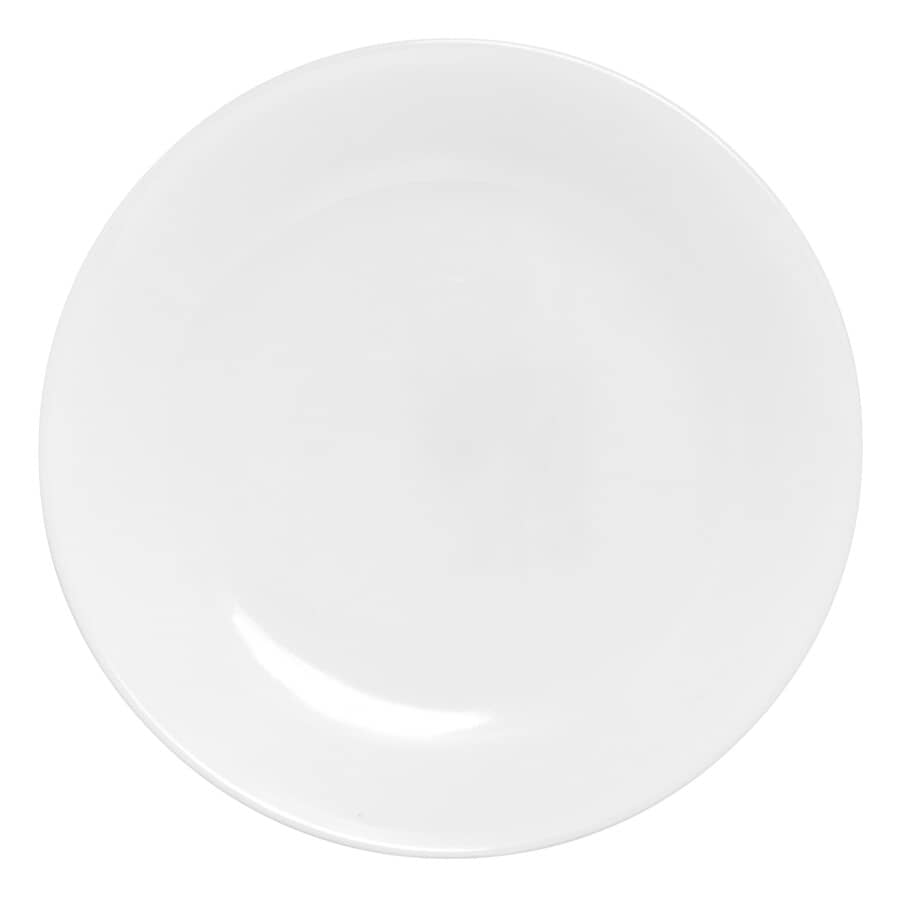 Glass Lunch Plate - Winter Frost White, 8.5"
