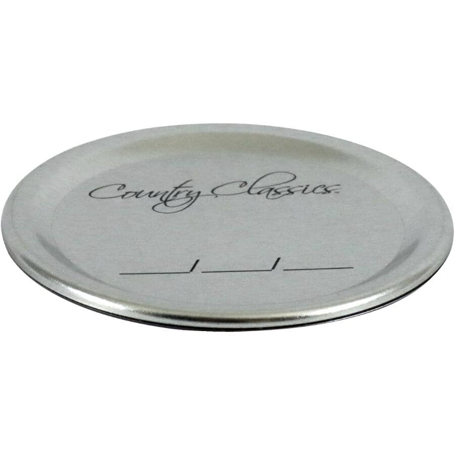 Regular Mason Jar Lids Without Bands - 12 Pack