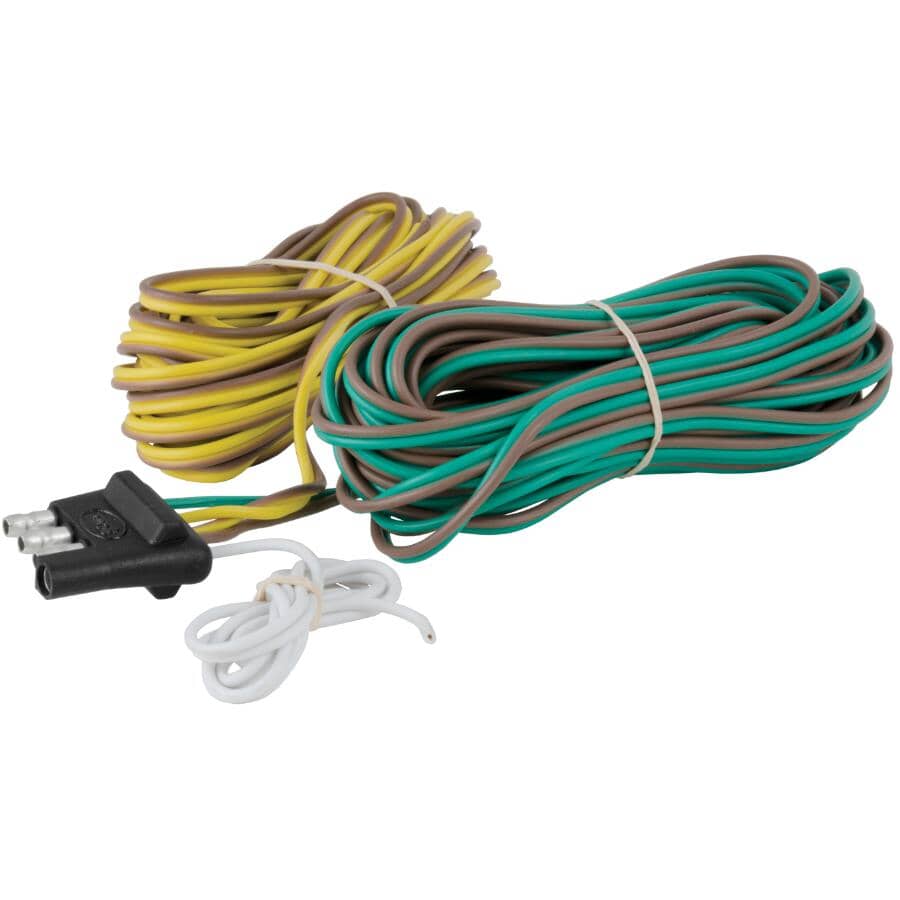 4-Way Flat Connector for Rewiring Trailer