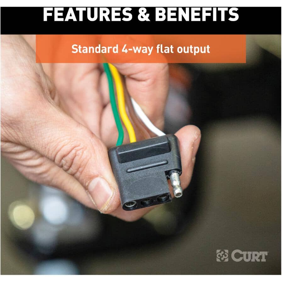 4-Way Flat Connector Socket with 60" Wires