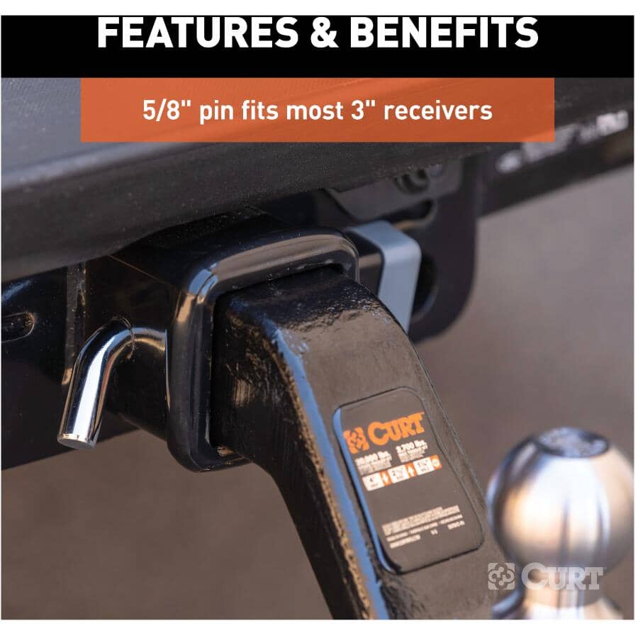 5/8" Hitch Lock - Chrome