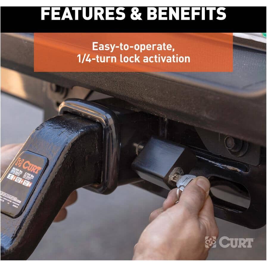 5/8" Hitch Lock - Chrome