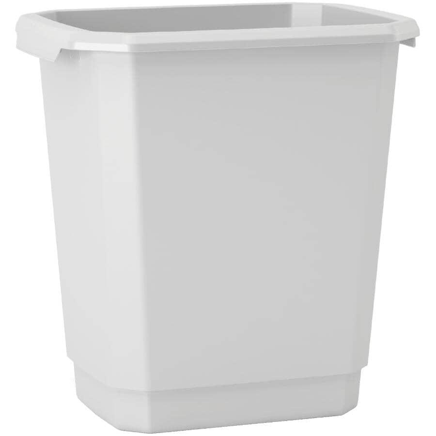 Studio Rectangular Wastebasket - White, 14 L