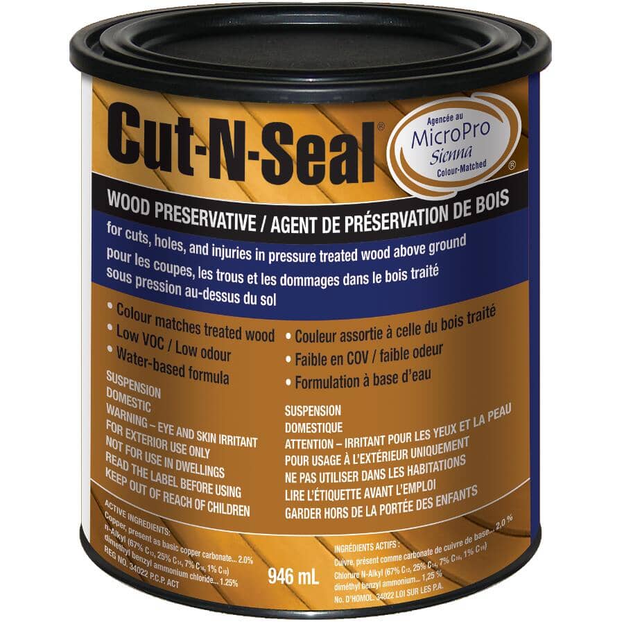 End Cut Wood Preservative - Sienna, 946 ml