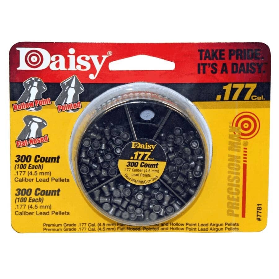 300 Pack .177 Caliber Air Gun Pellets