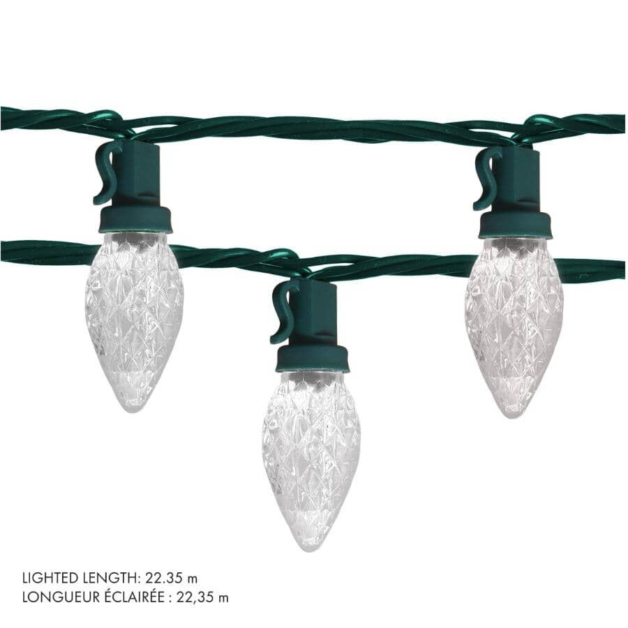 3mm 150 LED C7 Low Voltage Light Set - Warm White