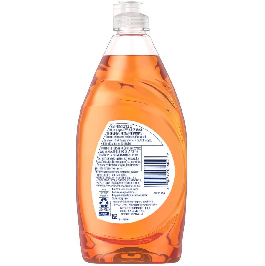 Antibacterial Dish Soap - Orange Scent, 473 ml