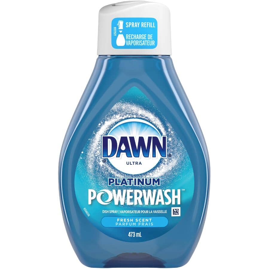 Platinum Powerwash Dish Spray Refill - Fresh Scent, 473 ml