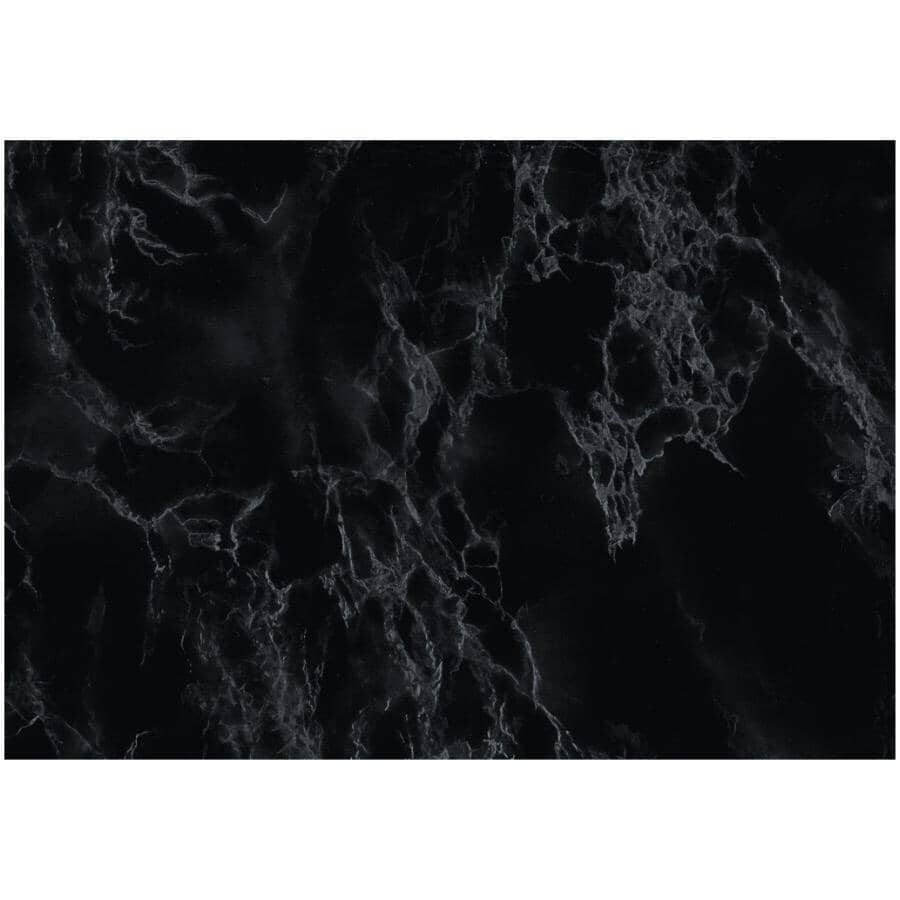 Black Marble Peel & Stick Decor Film - 17" x 78"
