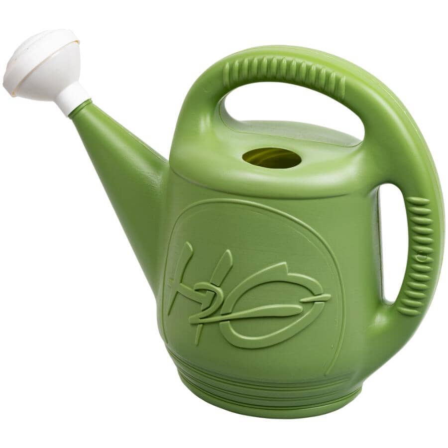 Plastic Watering Can - Green, 7.6 L