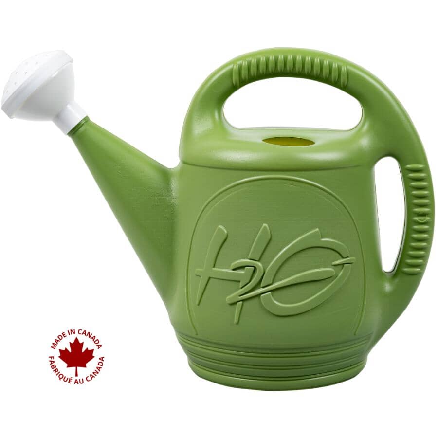Plastic Watering Can - Green, 7.6 L
