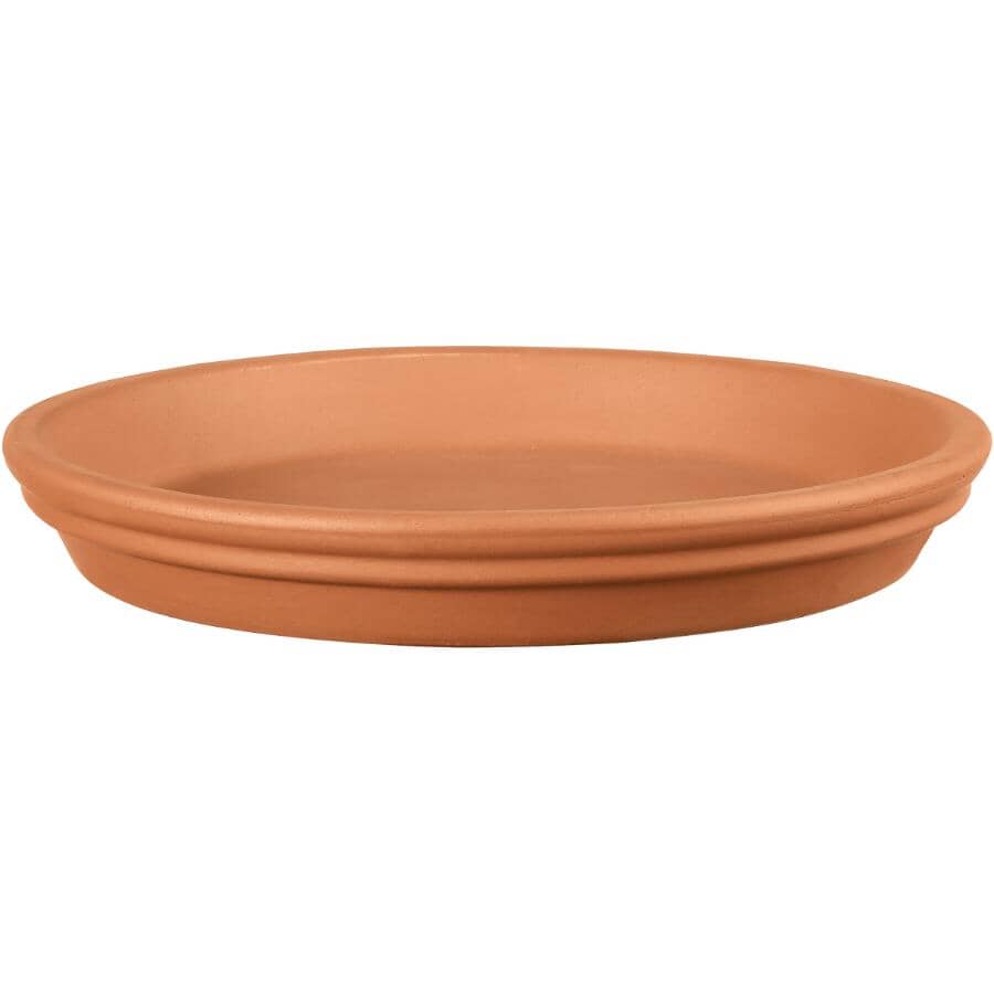 4" Clay Planter Saucer - Terracotta