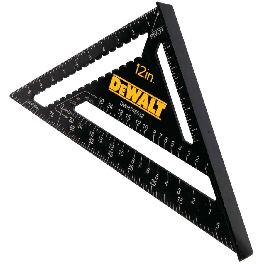 12" Quick Aluminum Rafter Square