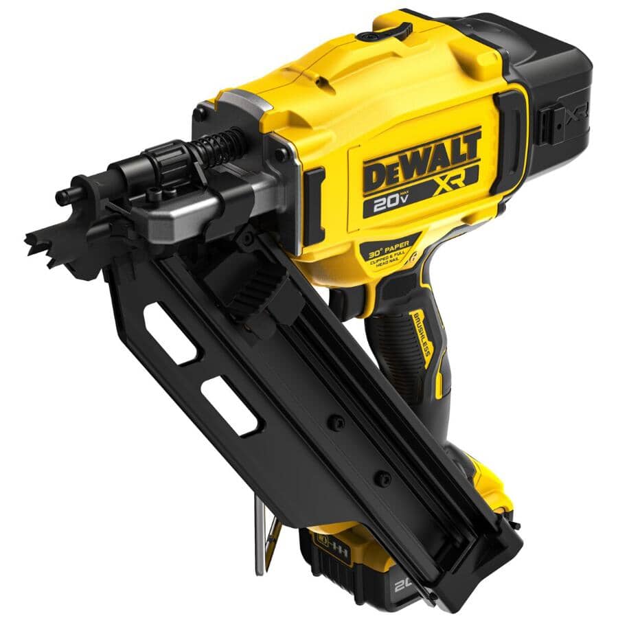 MAX Lithium Ion Framing Nailer - Cordless + Brushless + 2-Speed + 30-Degree + 20V