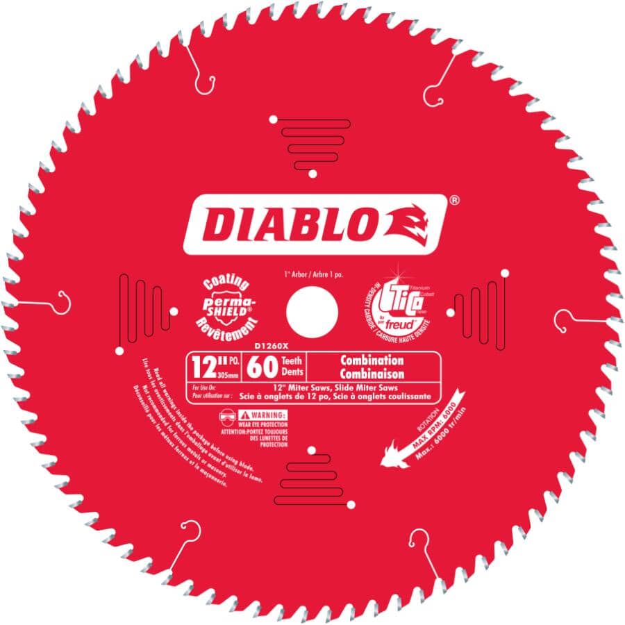 12" 60 Tooth Finishing Circular Saw Blade