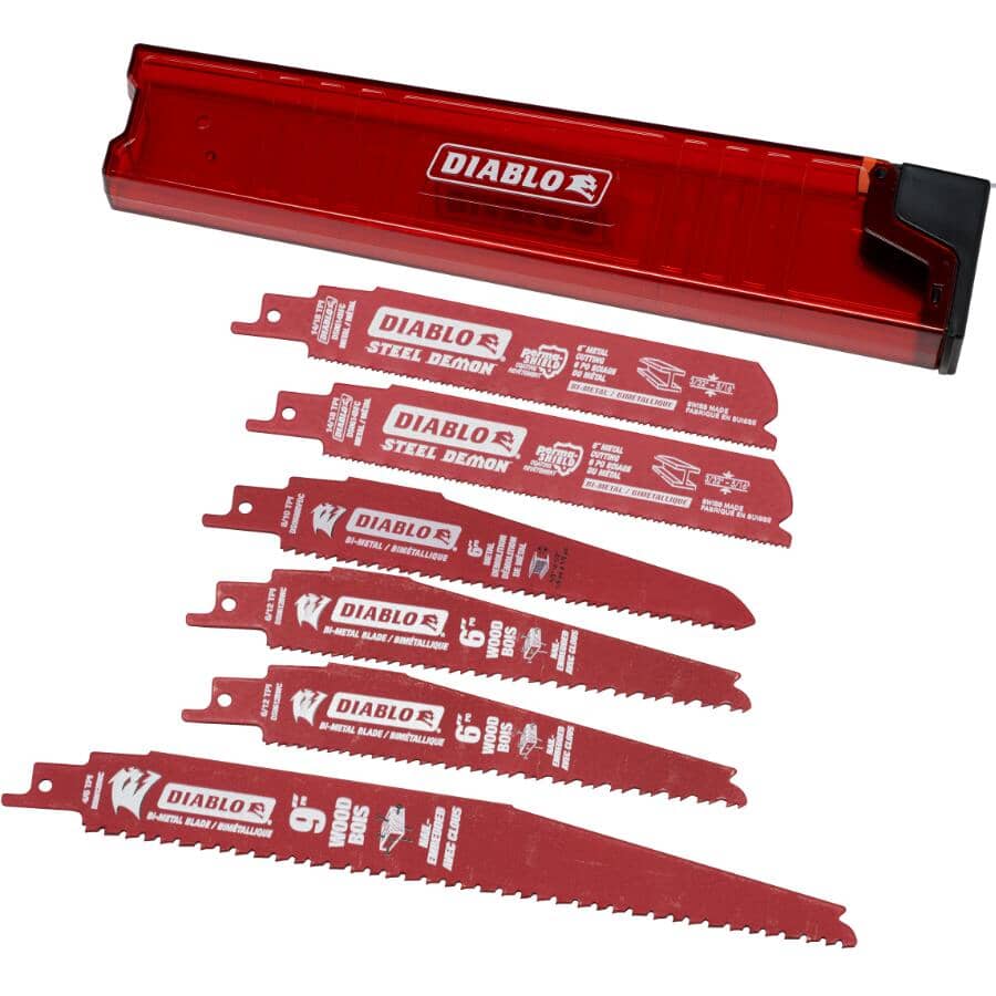 6 Piece Metal/Wood Reciprocating Blade Set