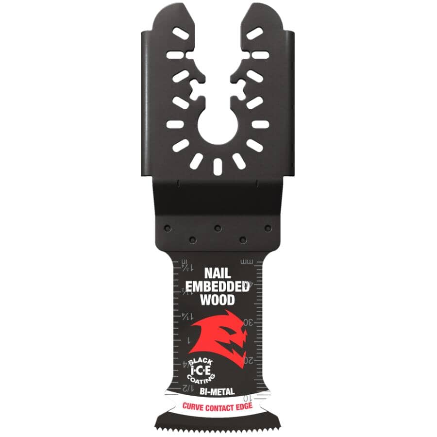 Demo Demon Universal Bi Metal Oscillating Blade for Nail Embedded Wood - 1-1/4", 3 Pack