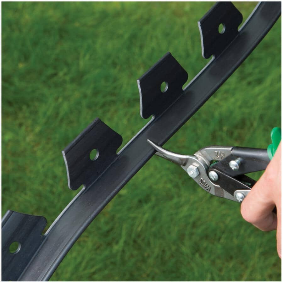 1-1/2" x 20' No Dig Lawn Edging with Spikes