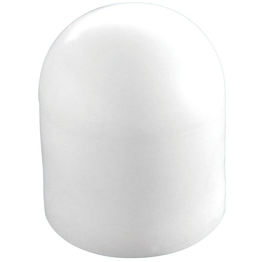 4 Pack White Plastic Leg Caps