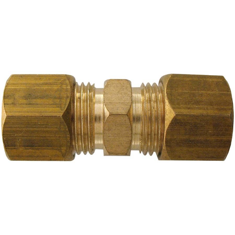 1/4" Brass Compression Union