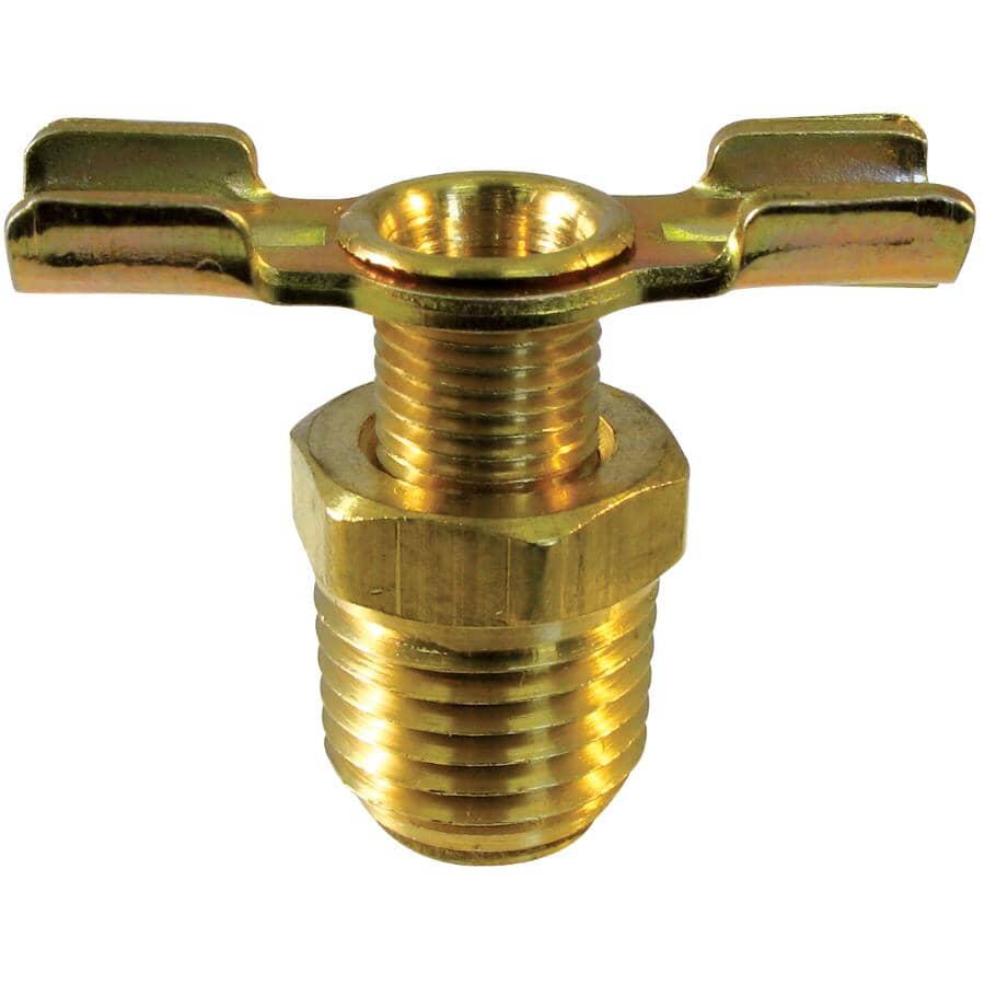 1/4" Brass Drain Cock