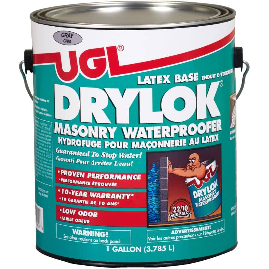 Masonry Latex Base Waterproofer - Grey, 3.78 L