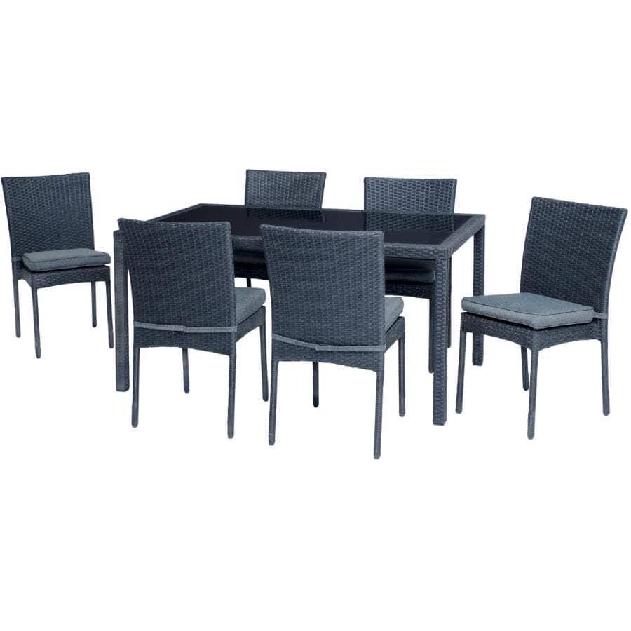 Berlin Dining Set with Cushions - 7 Pieces