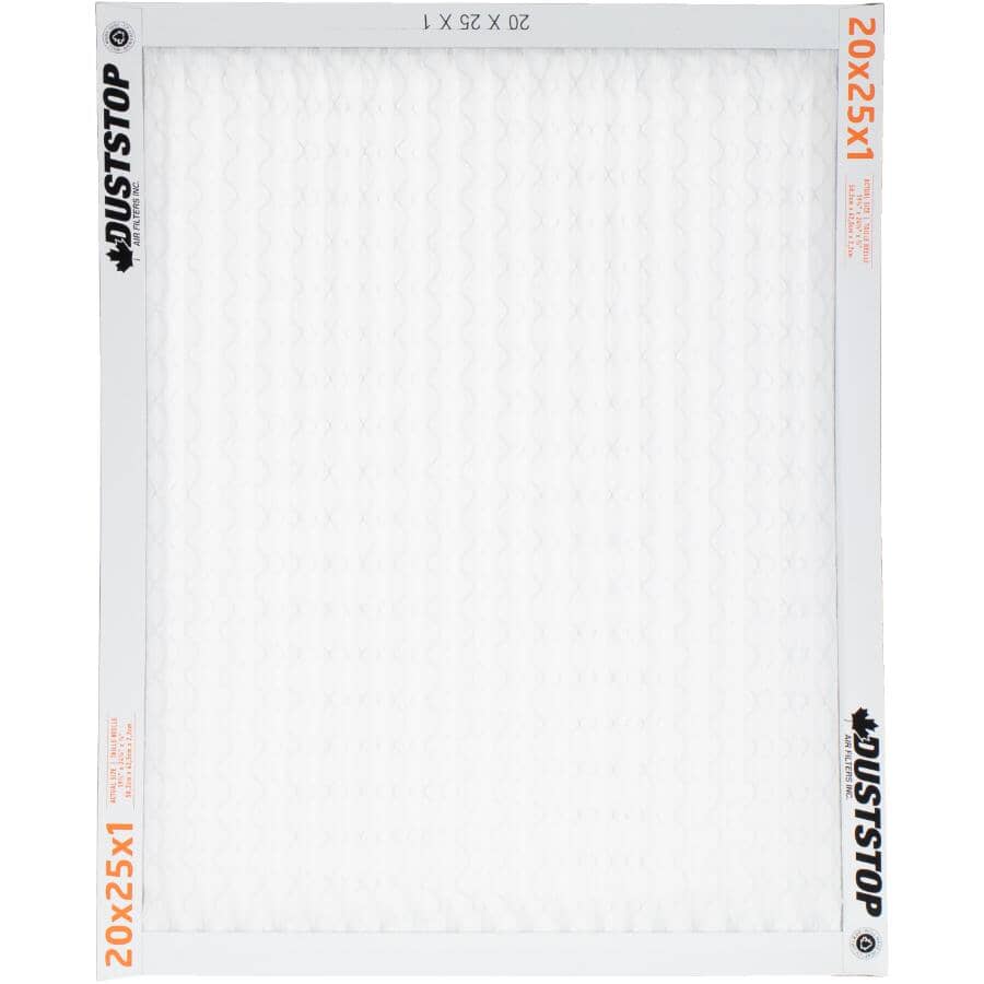 Pleated Furnace Filters - 1" x 20" x 25", 2 Pack