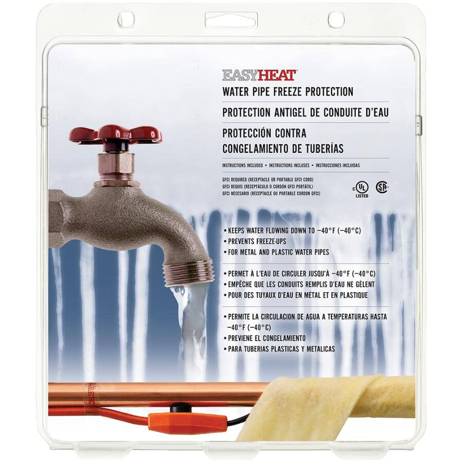 Pipe Heating Cable - with Automatic Thermostat, 40'