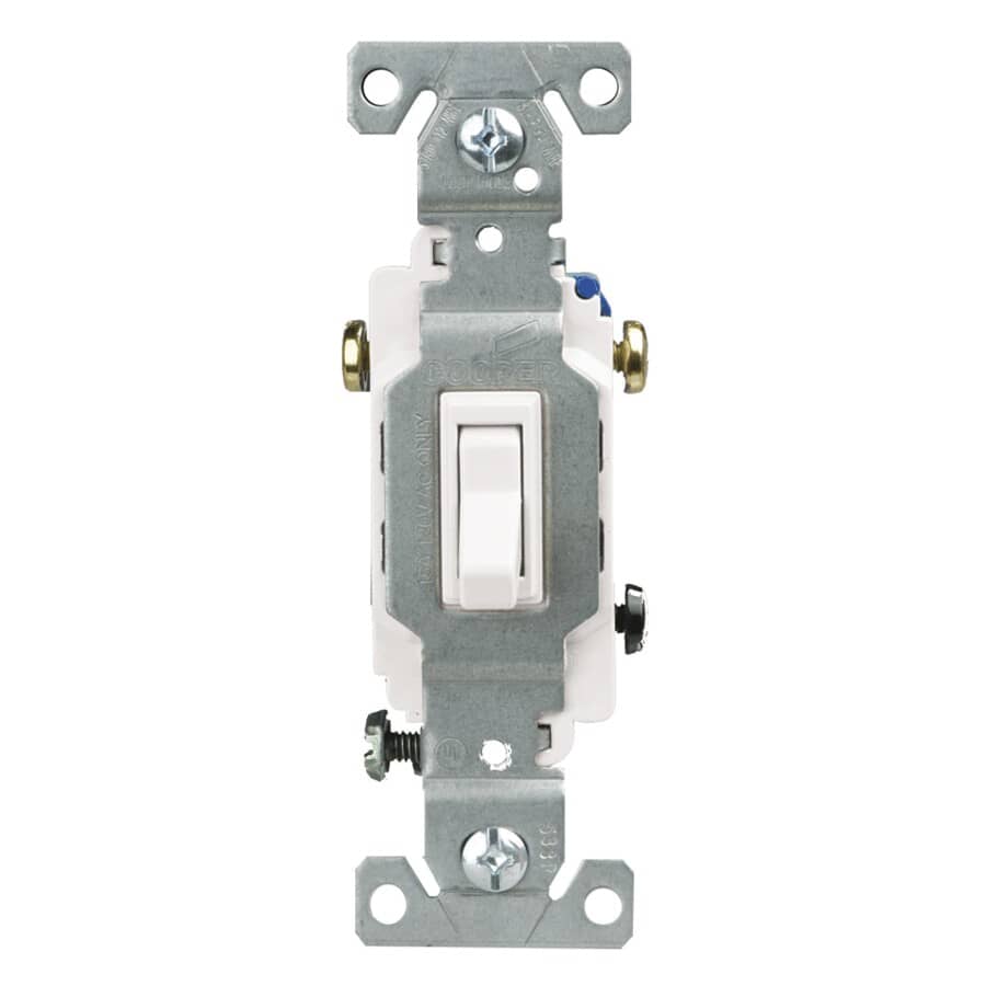 10 Pack 3 Way White Quiet Toggle Light Switches